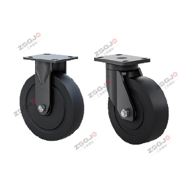 工匠特重型脚轮MC尼龙轮承重3-4吨可定制